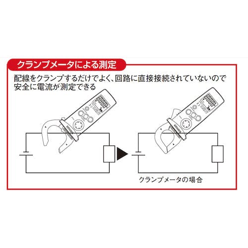 CAINZ-DASH】三和電気計器 ＤＣ／ＡＣ両用デジタルクランプメータ