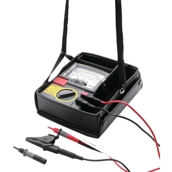 【CAINZ-DASH】三和電気計器 アナログ絶縁抵抗計 1000V/500V/250V PDM1529S【別送品】