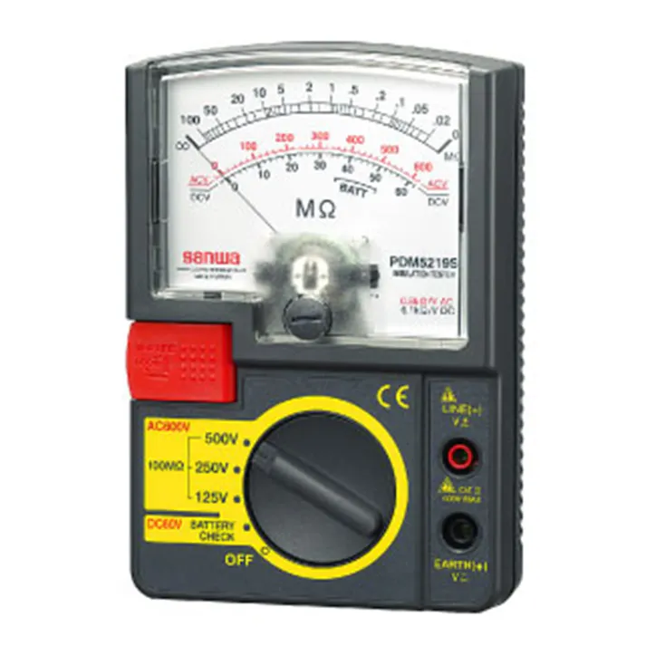 サンワ 絶縁抵抗計 PDM5219S-P【別送品】