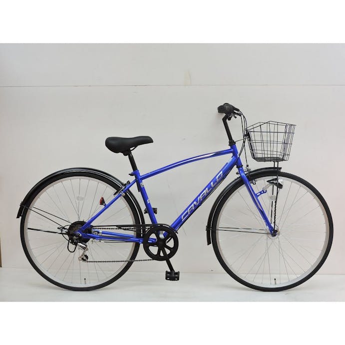 【自転車】《シナネンサイクル》クロスバイク カバロ CAVALLO 27インチ 外装6段2 ブルー(販売終了)