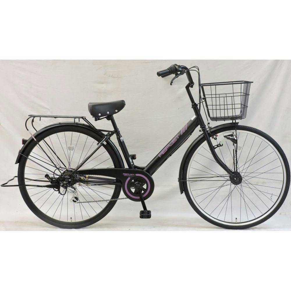 自転車[ムジェロB] 27インチ シティーサイクル 外装6段/LEDライト 
