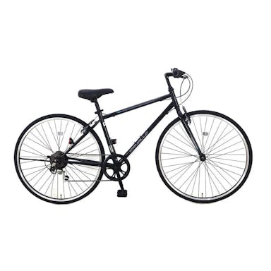 【自転車】《シナネンサイクル》ST700C-6S-CZ クロスバイク700・6S カバロクロスST ブラック(販売終了)