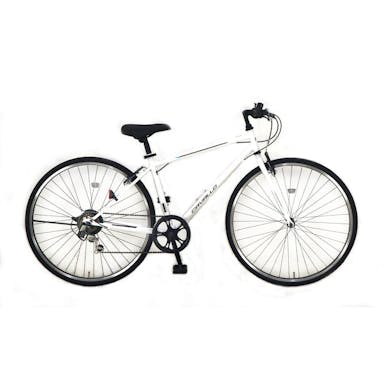 【自転車】《シナネンサイクル》ST700C-6S-CZ クロスバイク700・6S カバロクロスST ホワイト(販売終了)