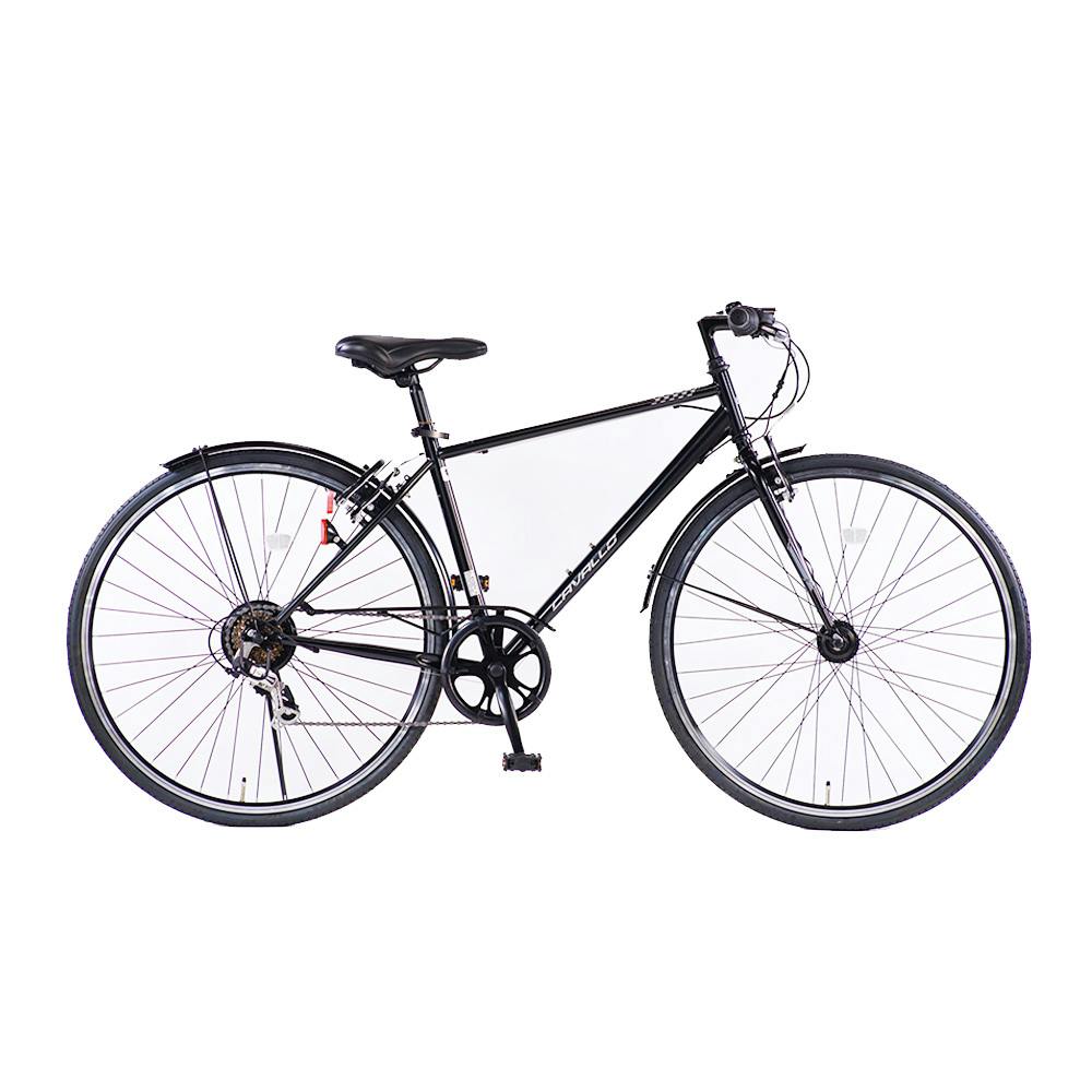 自転車】《シナネンサイクル》700 カバロ アーバンクロスバイク BK