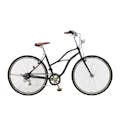 【自転車】《シナネンサイクル》 クルーザー カヴァロ 27インチ 外装6段変速 ブラック