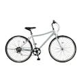 【自転車】《シナネンサイクル》ルームクロスバイク 700C 外装6段 チャコールグレー