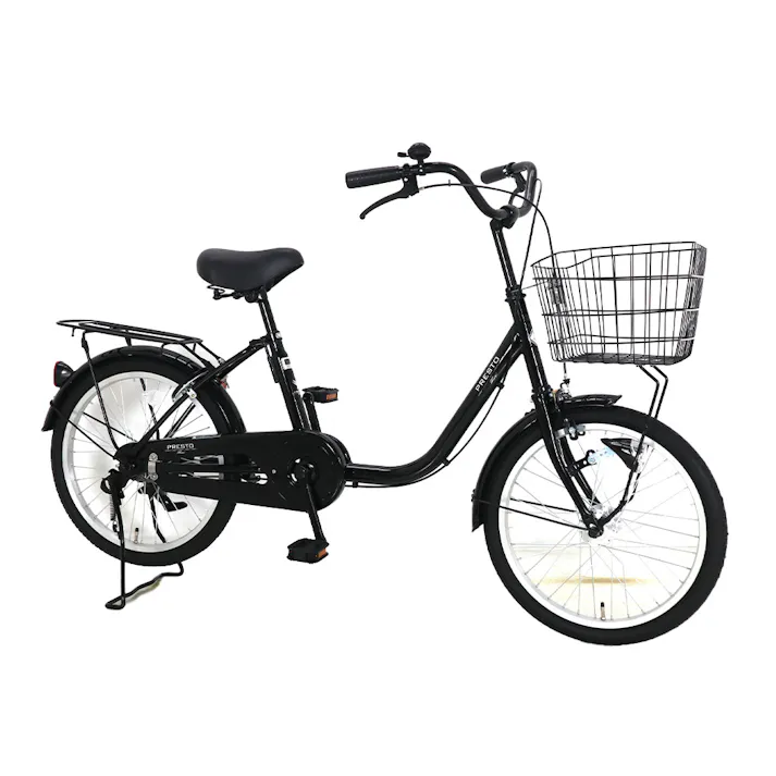 【自転車】軽快プレストミニ2LED HD 20インチ ブラック