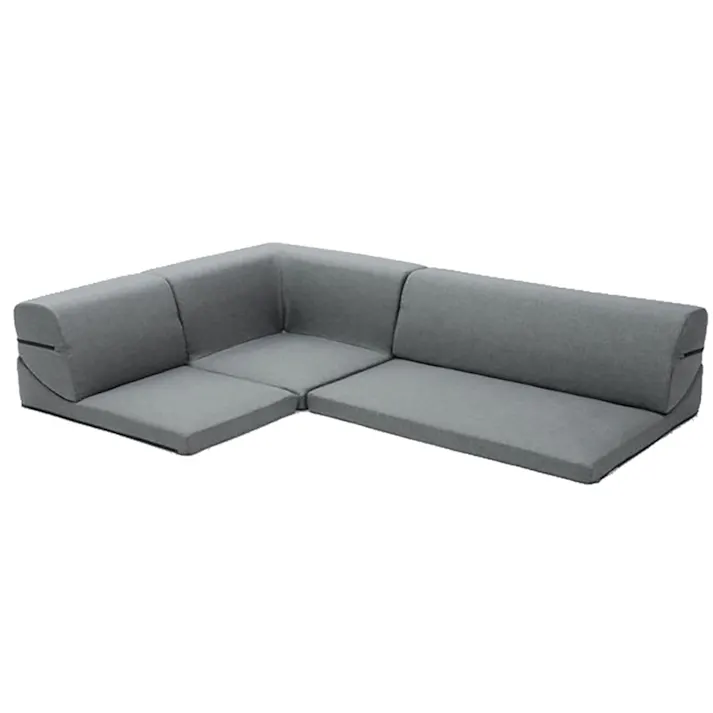 【通常WEB価格19800円】コーナーソファー 3点セット A318-606GRY【別送品】