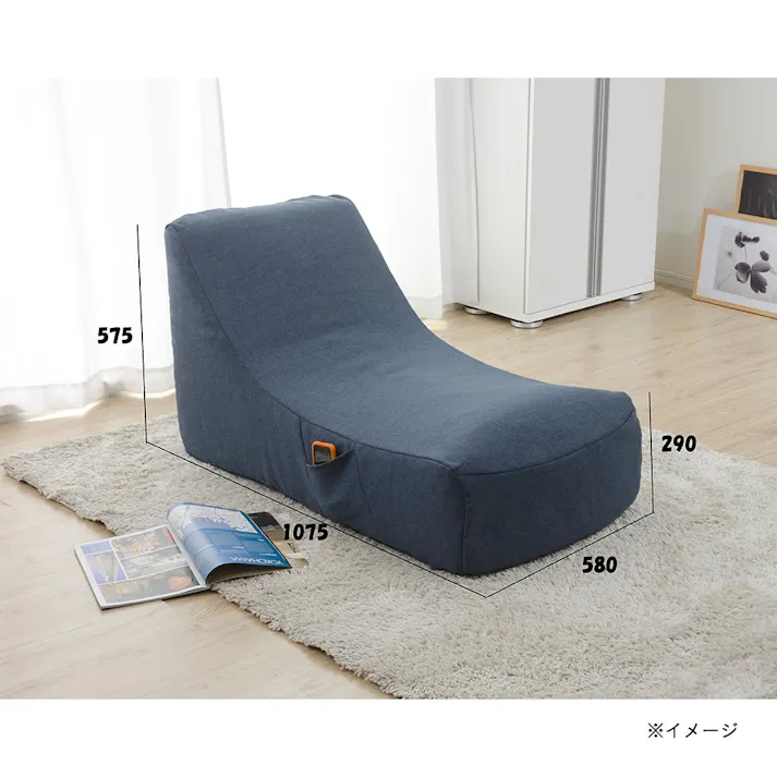 洗濯可 ふわふわチェア ブラウン【別送品】