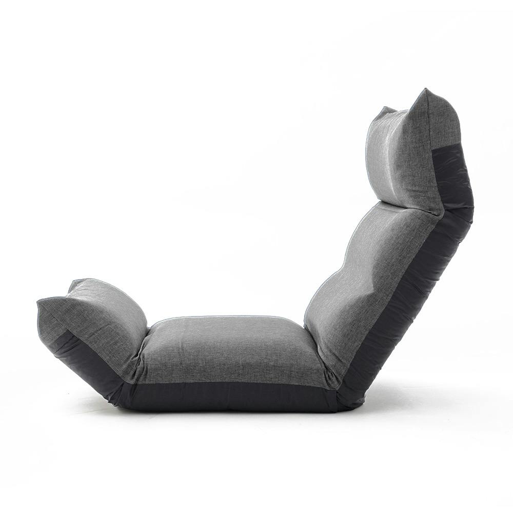 グレー座椅子 ポリエステル製 ポリエステル製グレー座椅子 約370×400×410 座面60mm - メルカリ