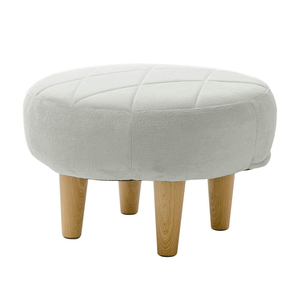 オットマン付きカウチソファ グレー【別送品】 | ソファー・オットマン