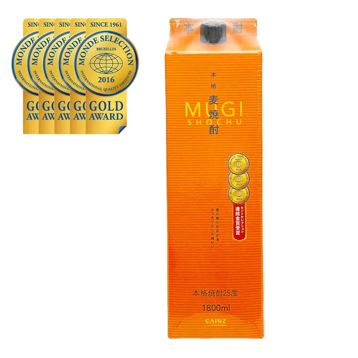 カインズ 本格麦焼酎 25度 1800ml