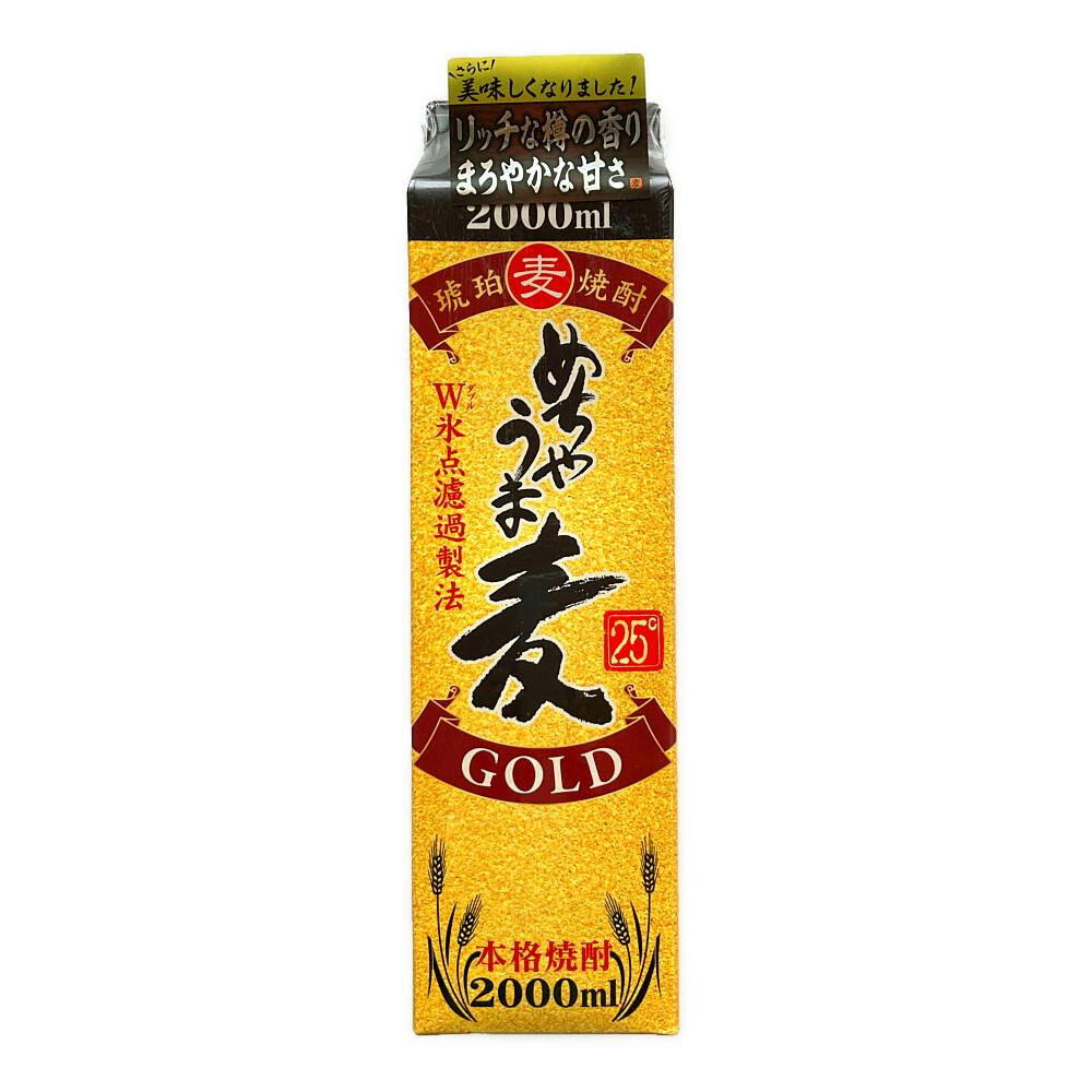 本格麦焼酎 めちゃうま麦 ゴールド 25度 2000ml