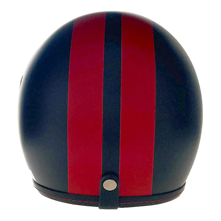 ユニカー工業 MATTEDスモールジェットヘルメット ブラック/レッド BH-36R