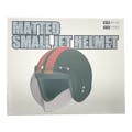 ユニカー工業 MATTEDスモールジェットヘルメット ブラック/レッド BH-36R