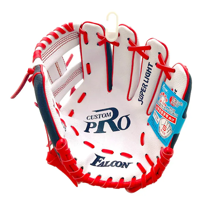 SAKURAI ファルコン 軟式少年用グラブ オールラウンド用 ホワイト×レッド FG-1208