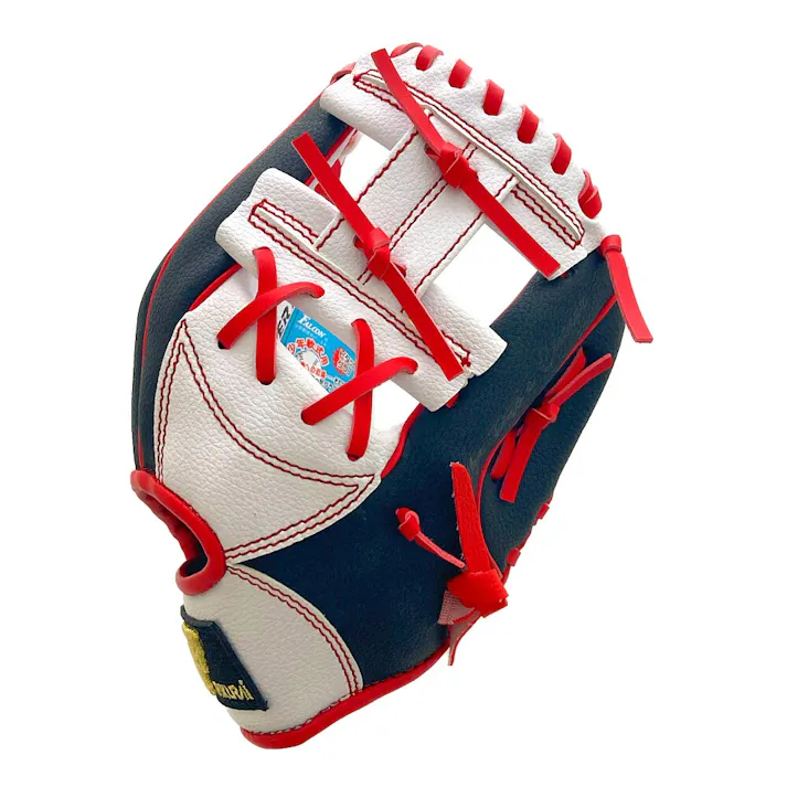 SAKURAI ファルコン 軟式少年用グラブ オールラウンド用 ホワイト×レッド FG-1208
