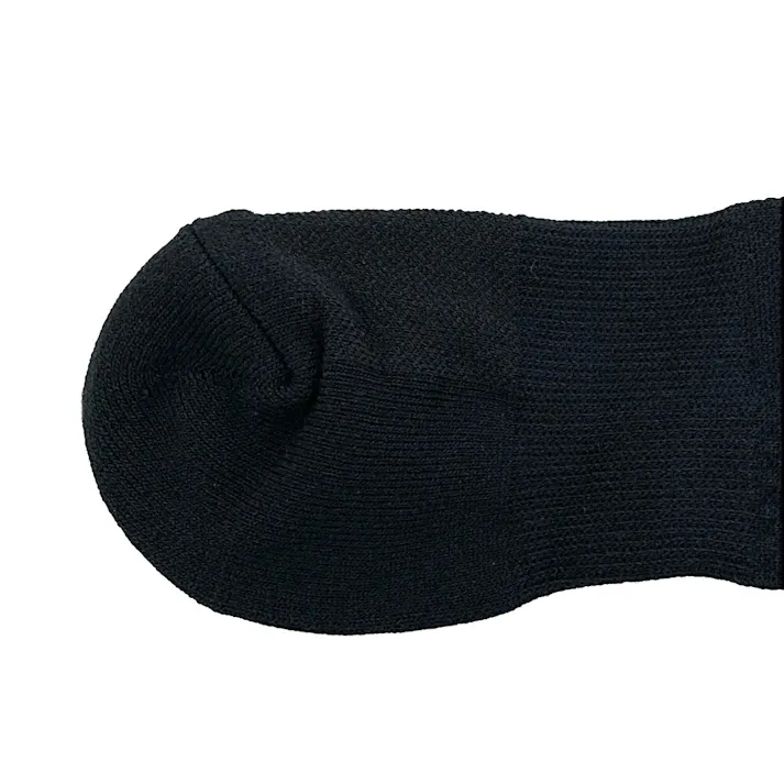C.IFMC オーガニックコットン 紳士 ブラック 25.0cm-27.0cm