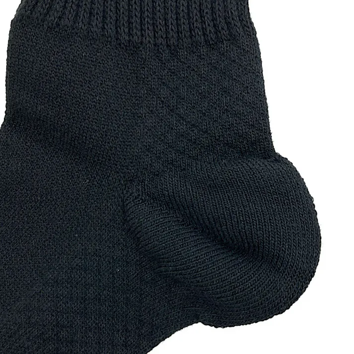 C.IFMC オーガニックコットン 紳士 ブラック 25.0cm-27.0cm