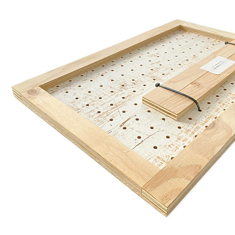 枠付有孔ボード ホワイト 445×295mm | 木材 通販 | ホームセンターの