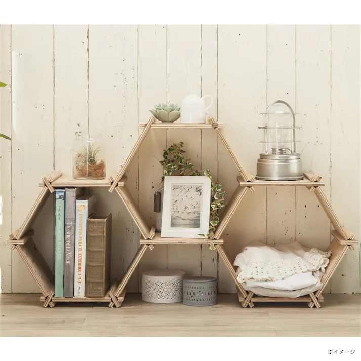 カインズ 六角形ラック L 16枚セット