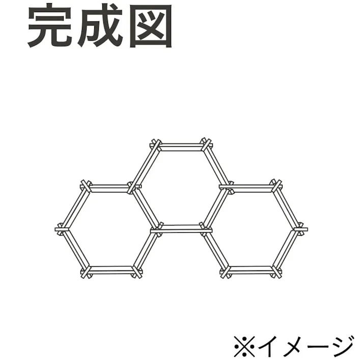 カインズ 六角形ラック L 16枚セット