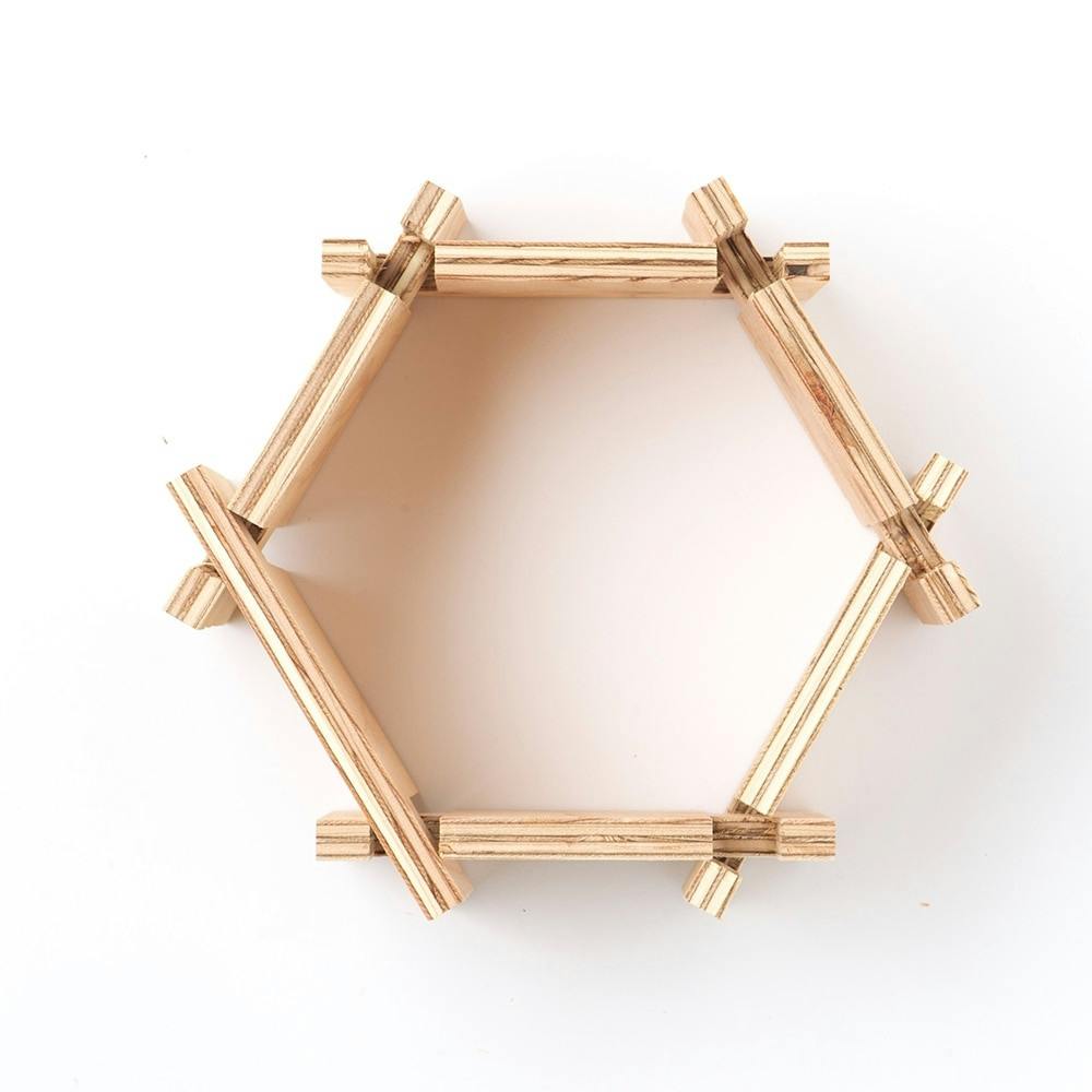 六角形ラック ミニ 6枚セット | 建築資材・木材 | ホームセンター通販 