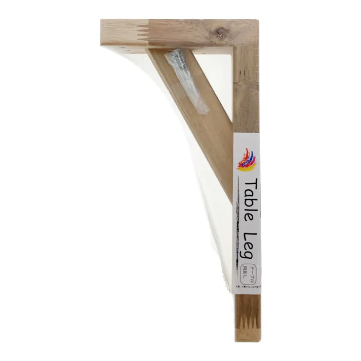 テーブル脚 L型アカシア 300