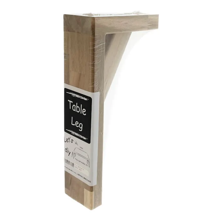 テーブル脚 L型アカシア 300