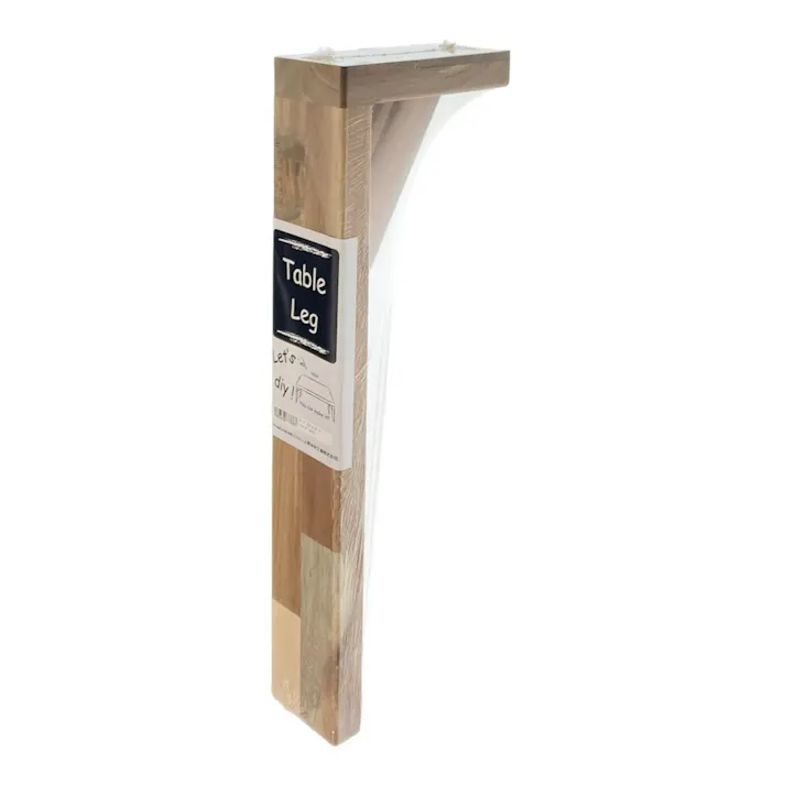 テーブル脚 L型アカシア 450