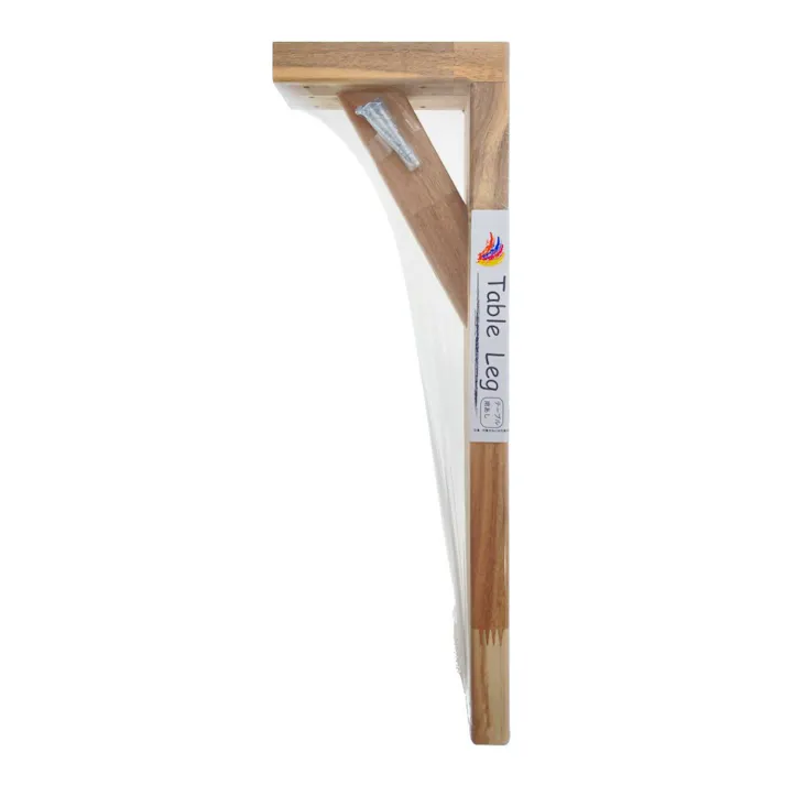 テーブル脚 L型アカシア 450