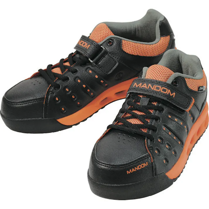 【CAINZ-DASH】丸五 マンダムセーフティー#737 ブラック 24.5cm MNDM737-BK-245【別送品】