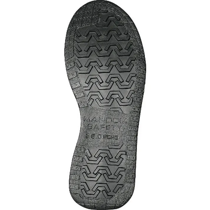 【CAINZ-DASH】丸五 マンダムセーフティー#737 ブラック 24.5cm MNDM737-BK-245【別送品】