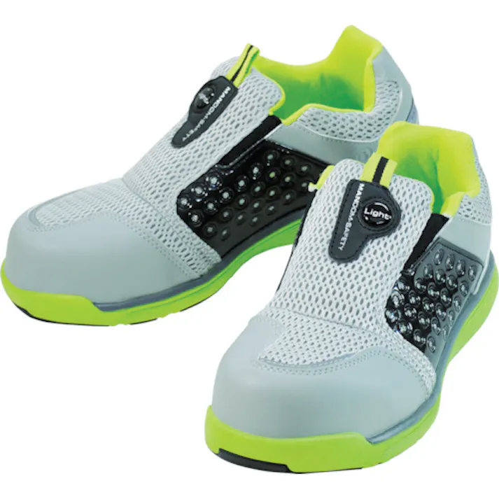 【CAINZ-DASH】丸五 マンダムセーフティー#767 ライム/グレー 27.5cm MNDM767-L/G-275【別送品】