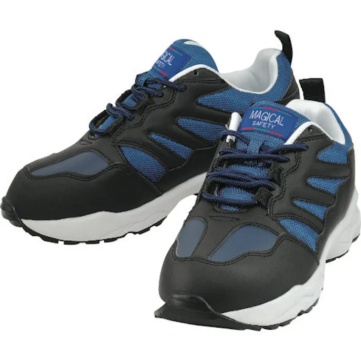 【CAINZ-DASH】丸五 マジカルセーフティー#600 ネイビー/ブラック 24.5cm MGCL600-N/BK-245【別送品】