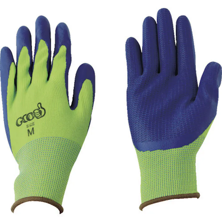 【CAINZ-DASH】丸五 グッドラバー#1800 ライムグリーン/ブルー S GDRB1800-L/BL-S【別送品】