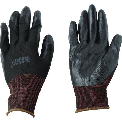 丸五 ソフ楽っく#2300 ブラック M SR2300-BK-M ニトリルゴム背抜き手袋 丸五 ソフ楽っく#2300 ブラック M SR2300-BK-M ニトリルゴム背抜き手袋