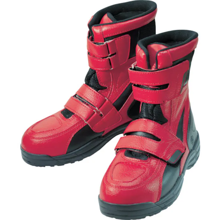 【CAINZ-DASH】丸五 ハイカットセーフティー#150 レッド 25.5cm HCS150-R-255【別送品】