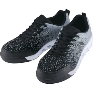 【CAINZ-DASH】丸五 マンダムニット#001 グレー/ブラック 24.5cm MNDMNIT001-G/BK-245【別送品】