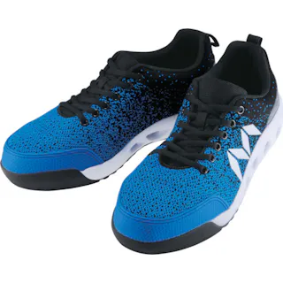 【CAINZ-DASH】丸五 マンダムニット#001 ブルー/ブラック 24.5cm MNDMNIT001-BL/BK-245【別送品】