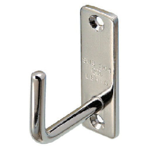 水本機械製作所 ステンレス ロングアイフック 18mm×60mm 使用荷重0.12kN LEH-6 フック(荷役金具) 水本機械製作所 ステンレス ロングアイフック 18mm×60mm 使用荷重0.12kN LEH-6 フック(荷役金具)