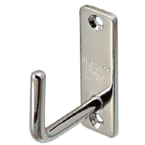 水本機械製作所 ステンレス ロングアイフック 24mm×80mm 使用荷重0.16kN LEH-8 フック(荷役金具) 水本機械製作所 ステンレス ロングアイフック 24mm×80mm 使用荷重0.16kN LEH-8 フック(荷役金具)