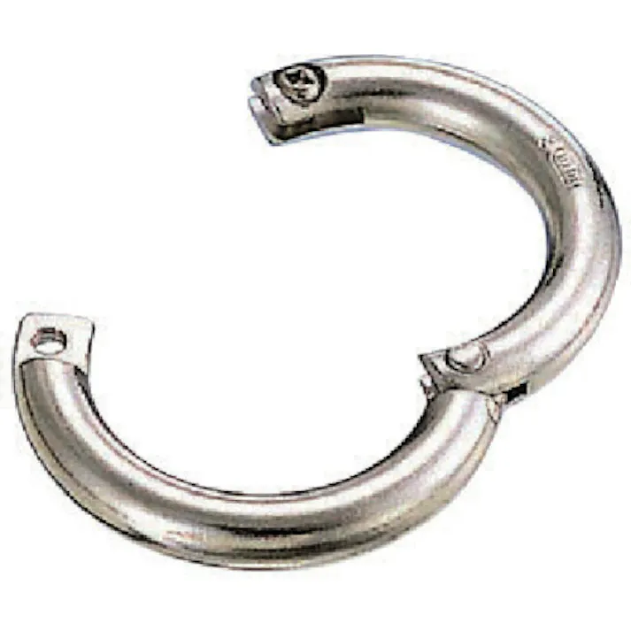 【CAINZ-DASH】水本機械製作所 ステンレス ヘビーチェーンキャッチ 線径6mm 内径30mm B-036【別送品】