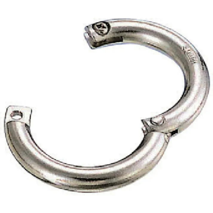 【CAINZ-DASH】水本機械製作所 ステンレス ヘビーチェーンキャッチ 線径8mm 内径35mm B-037【別送品】