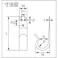【CAINZ-DASH】水本機械製作所 吊金具(ビス止めタイプ) ステンレス フックホルダー 全長135mm A-1388【別送品】