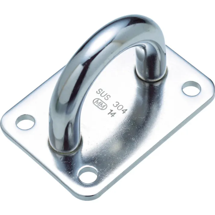 【CAINZ-DASH】水本機械製作所 ステンレス アイプレート 65mm×95mm A-2197【別送品】