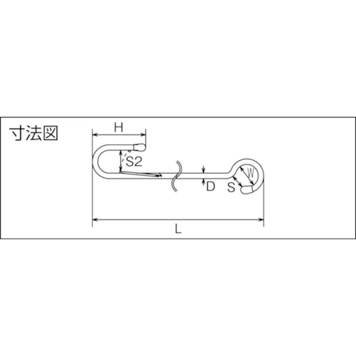 【CAINZ-DASH】水本機械製作所 ステンレス スーパーロングSカン 5ミリ 全長1000mm A-2333【別送品】