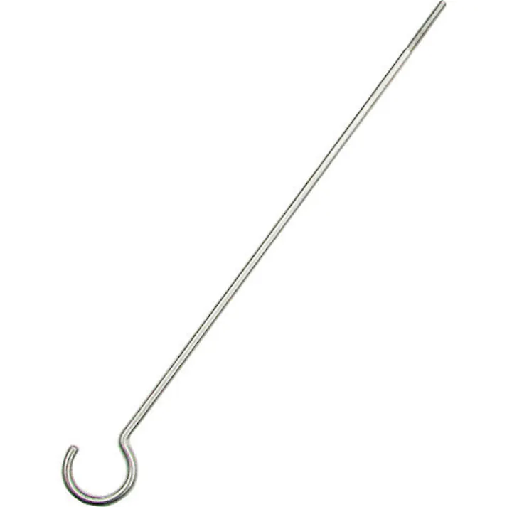 【CAINZ-DASH】水本機械製作所 ステンレス ネジ付ロングSカン 線径4mm 全長750mm A-2746【別送品】