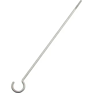 【CAINZ-DASH】水本機械製作所 ステンレス ネジ付ロングSカン 線径4mm 全長1500mm A-2749【別送品】