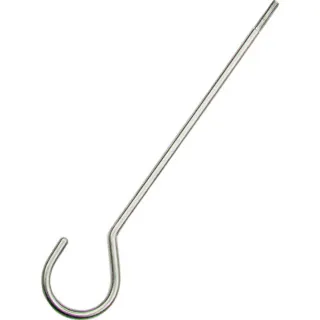 【CAINZ-DASH】水本機械製作所 ステンレス ネジ付ロングSカン 線径6mm 全長1500mm A-2755【別送品】